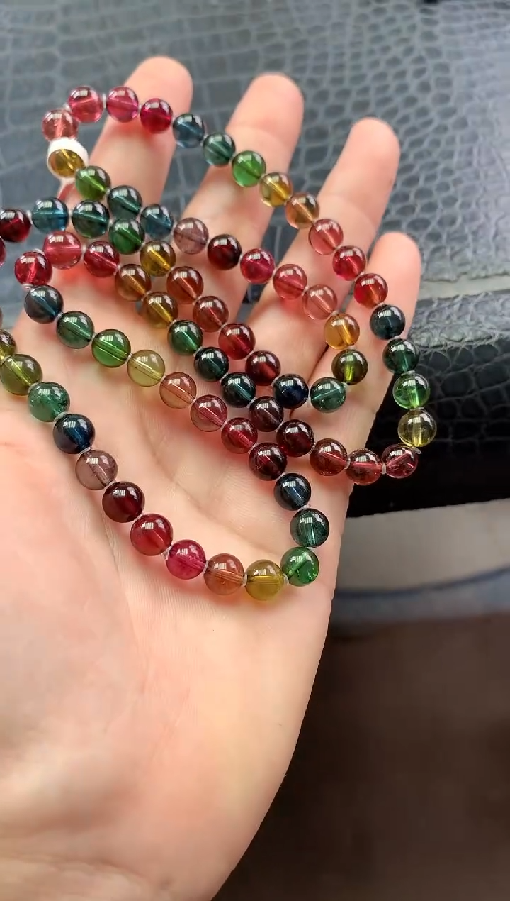 未镶嵌手串碧玺多样性发一条