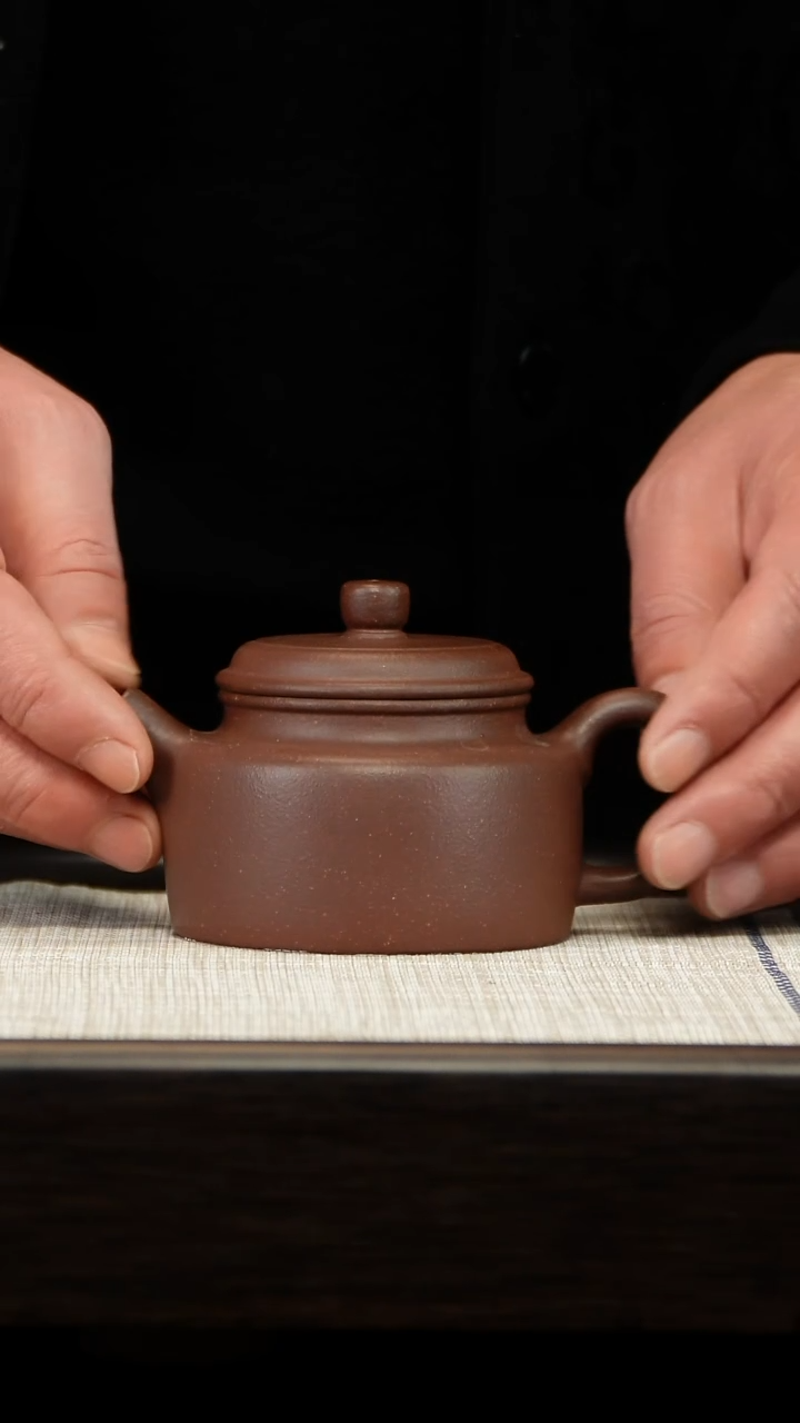 茶壶紫砂手磨料德中