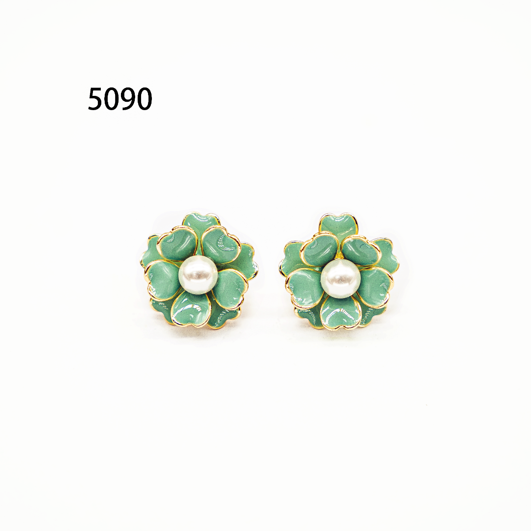 铜合金耳饰 时尚气质轻奢耳环新款小众设计高级感耳钉耳饰～5090