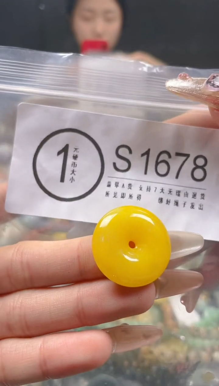 【闪购商品】翡翠颈饰未镶嵌/S/翡翠A货一图一物