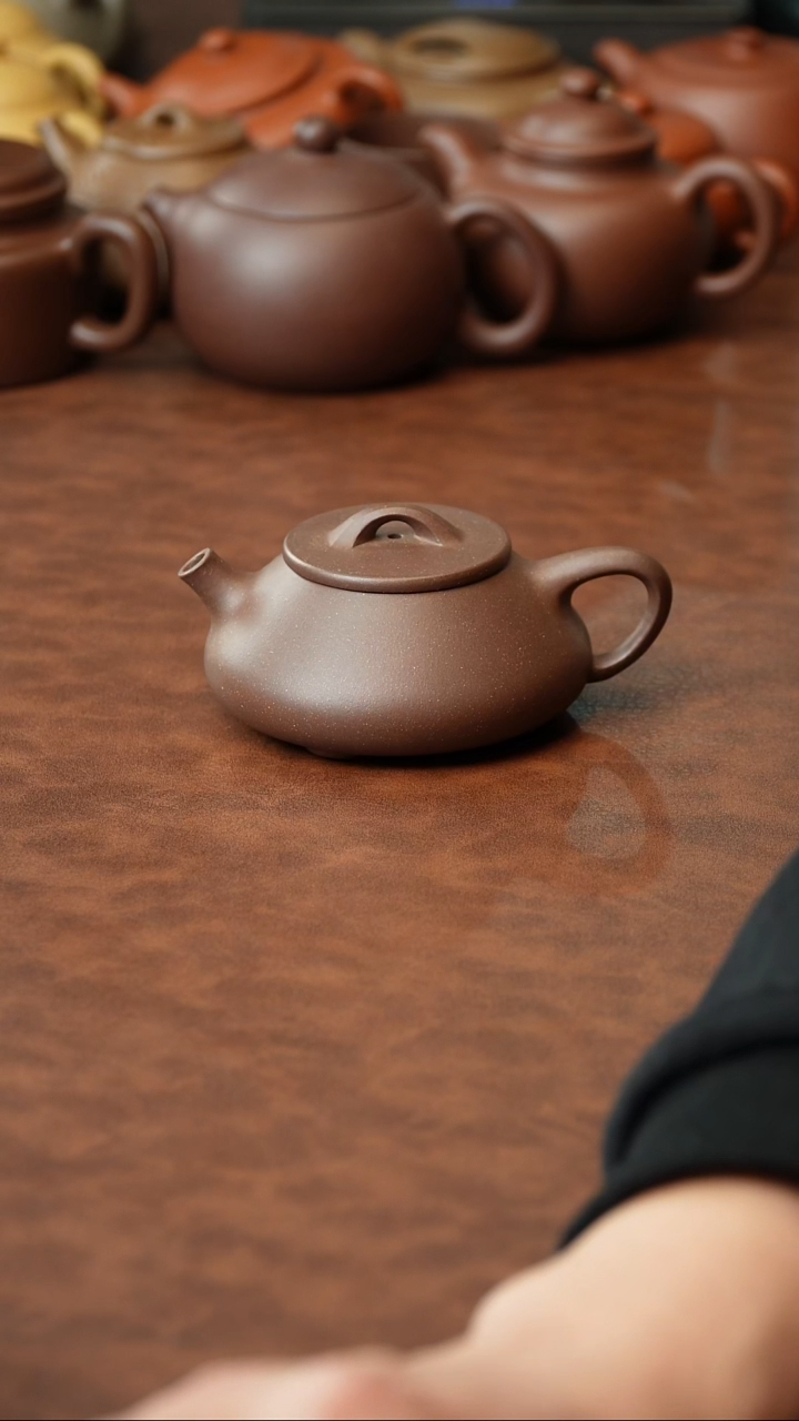 茶壶紫砂往***种蕴瓢 170CC 独孔  