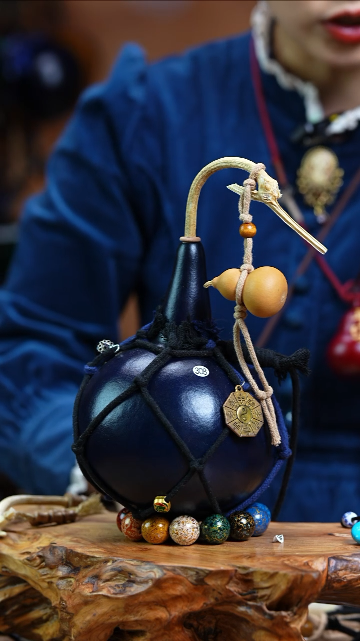 【闪购商品】308—光岳葫天然大漆酒葫芦不含漆珠
