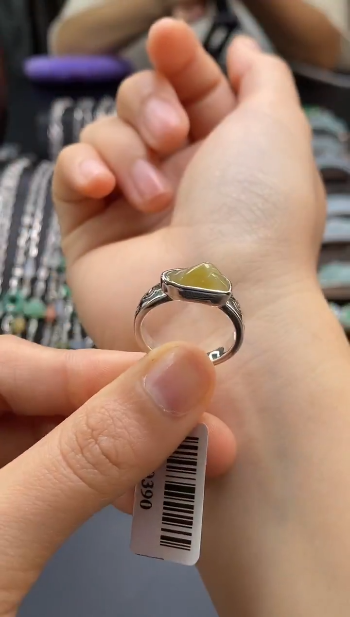 颈饰银S925镶嵌翡翠19390