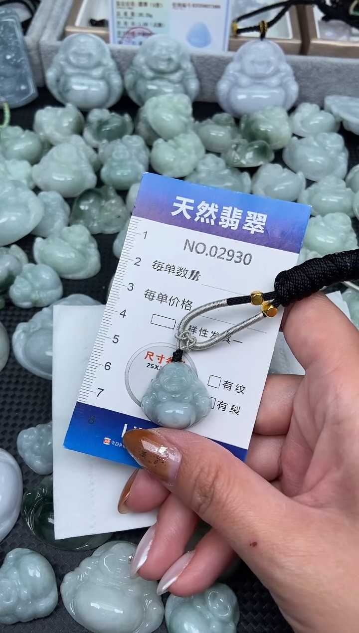 颈饰未镶嵌翡翠纯天然A货缅翡2930