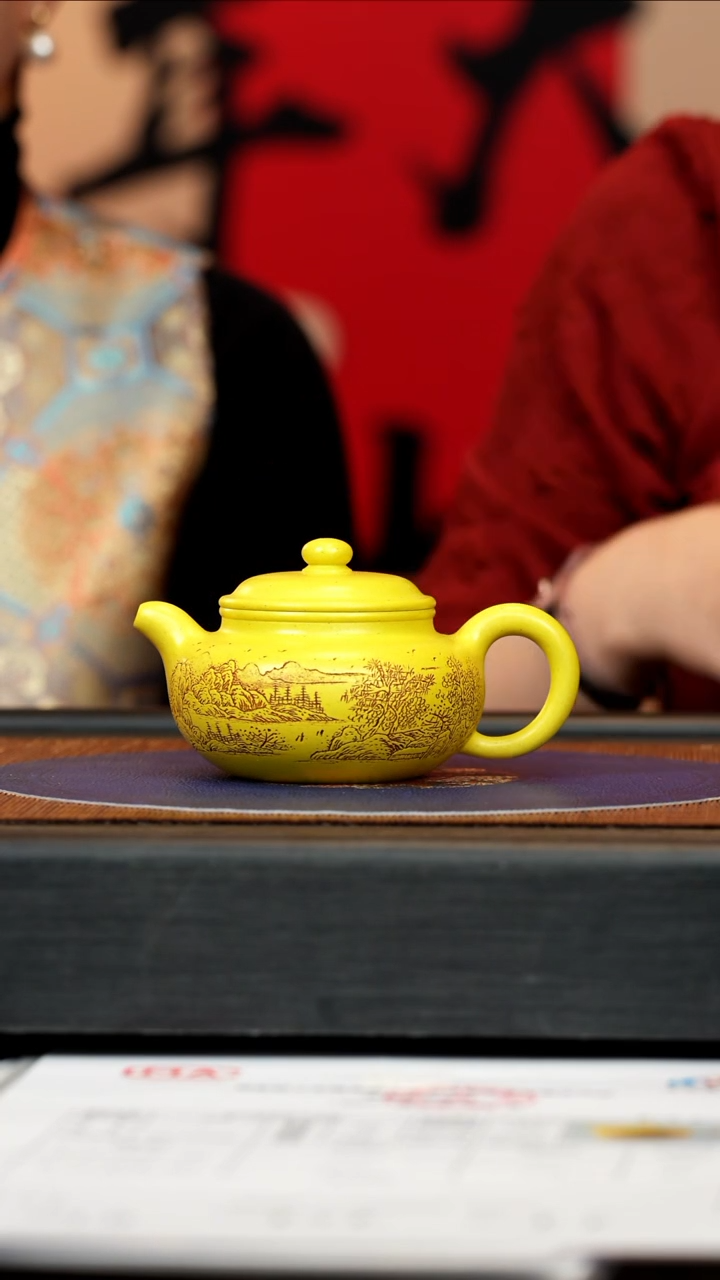 【闪购商品】紫砂茶壶QYJ 帝王本绿 仿古