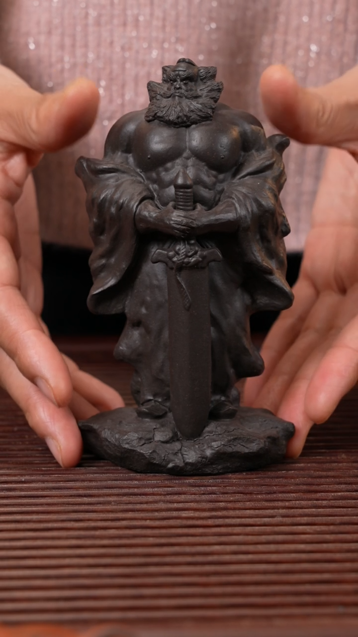 【闪购商品】紫砂茶宠紫砂钟馗