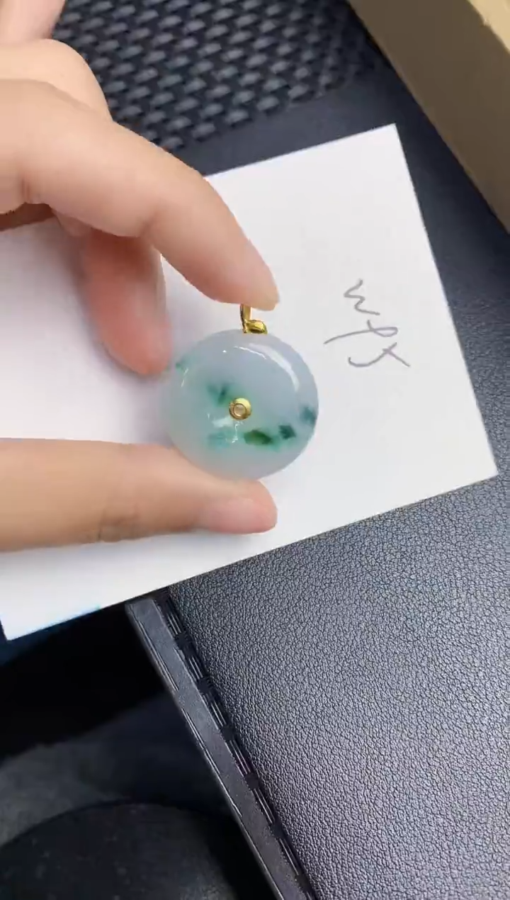 【闪购商品】翡翠颈饰18K金镶嵌000000000