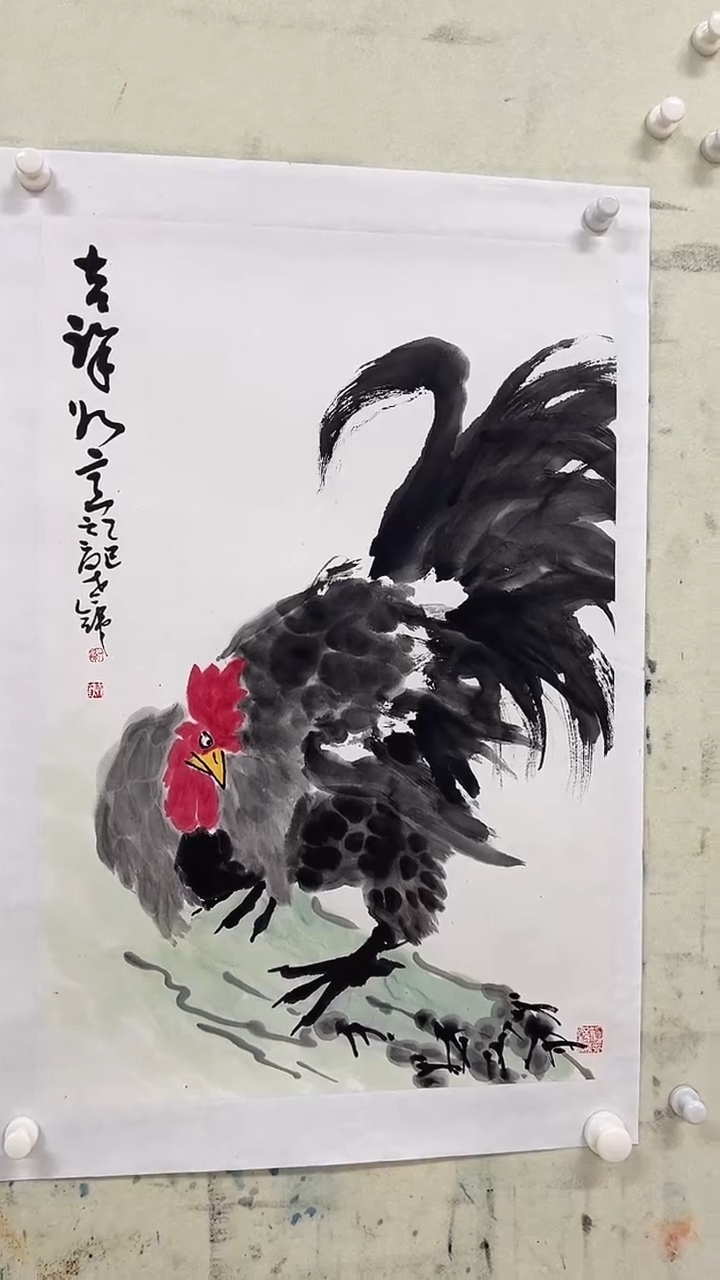 绘画首届有鸣堂书院伯揆师生作品展 铁军