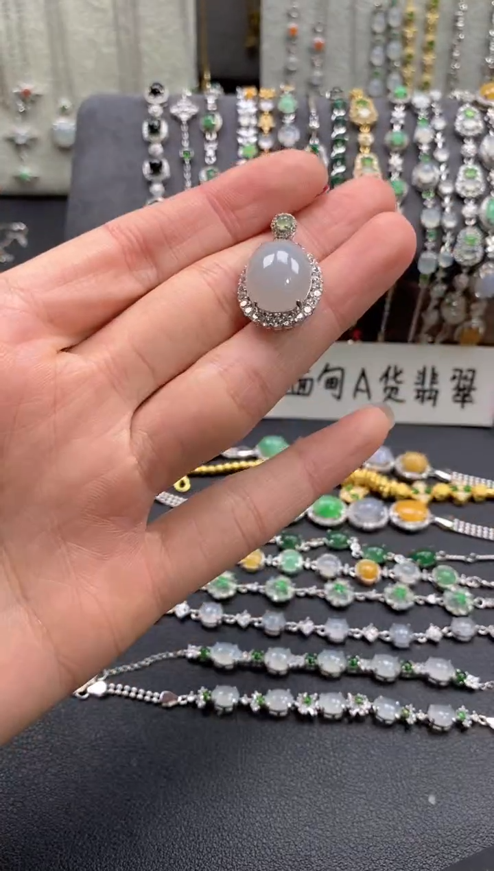 【闪购商品】翡翠戒指银S925镶嵌11111--1