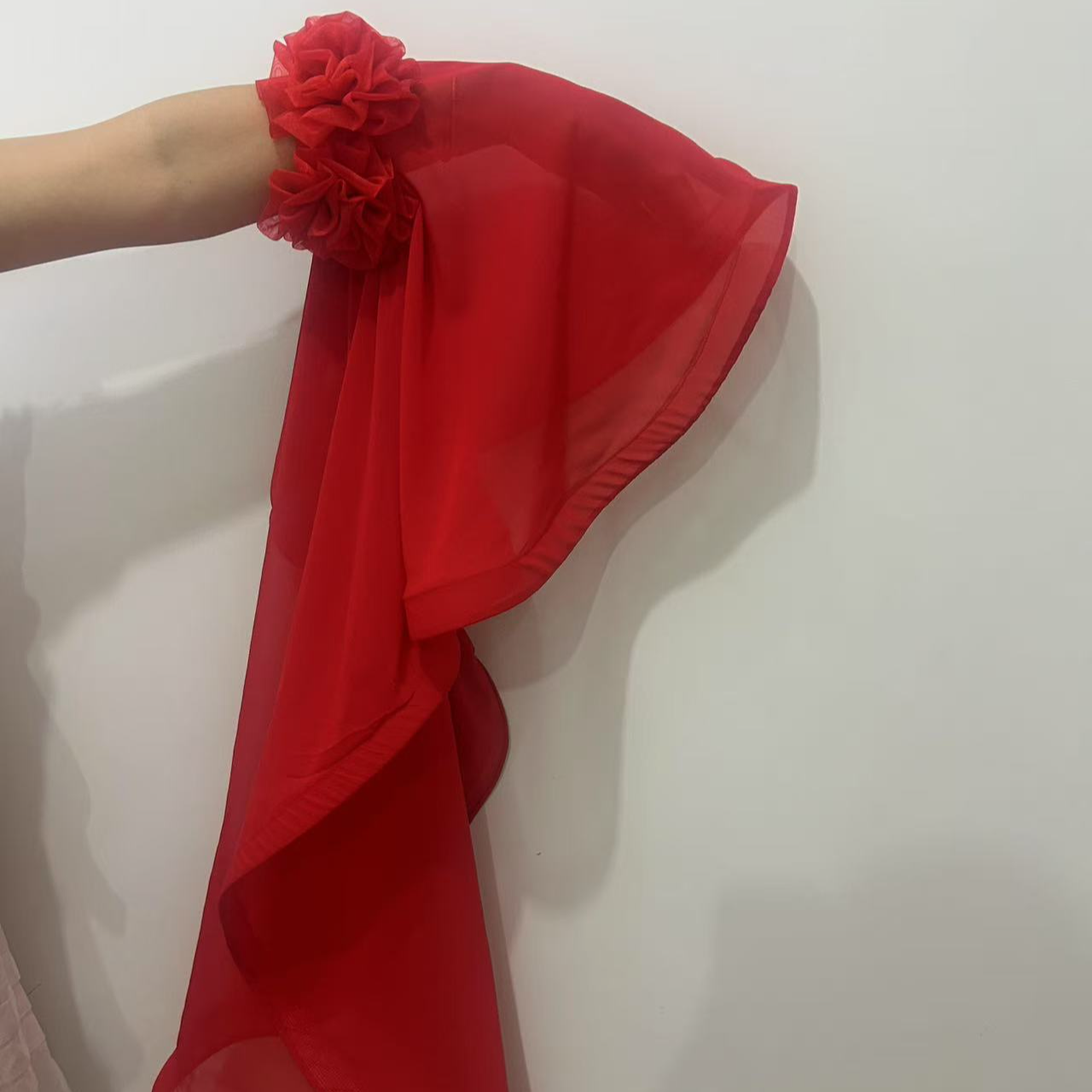 摩登裙袖子飘一对摩登服装
