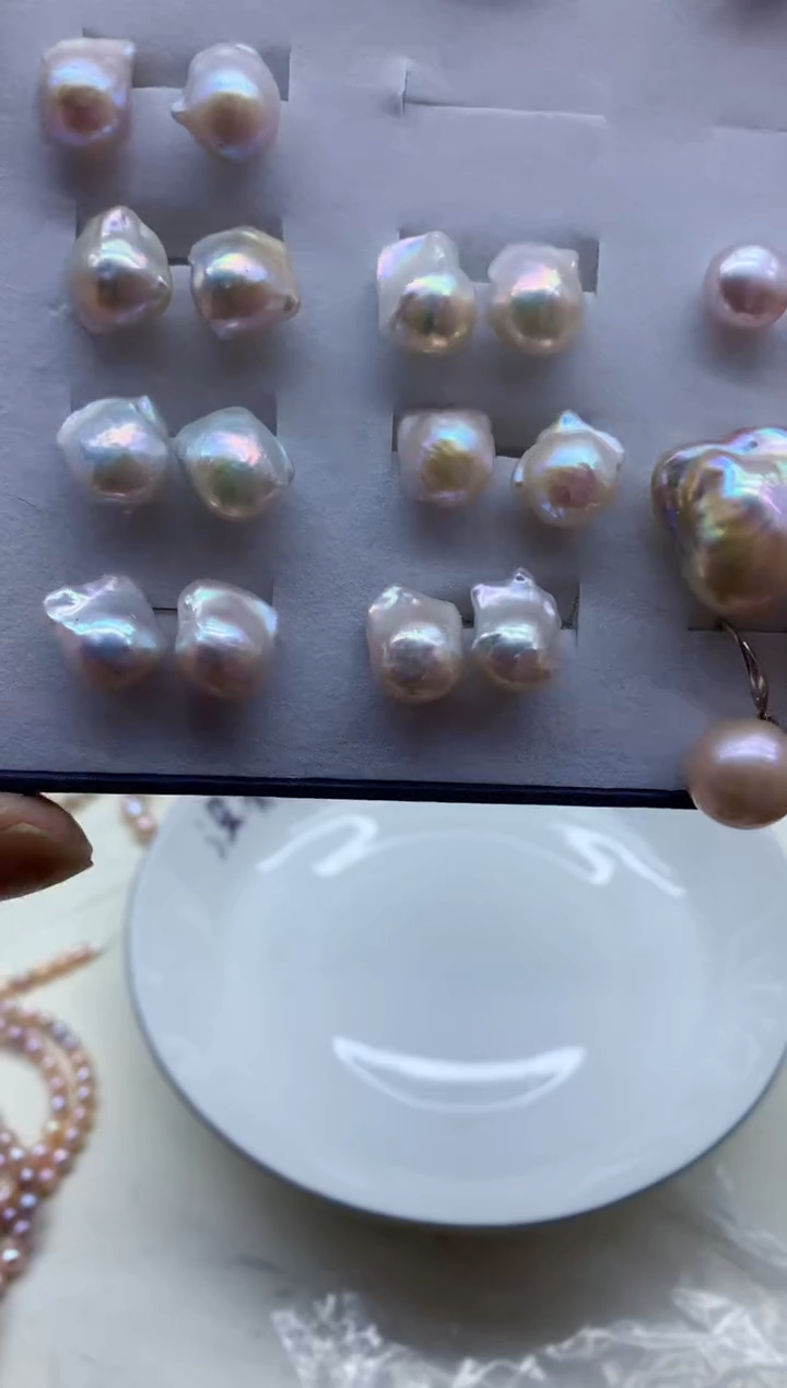 【闪购商品】淡水珍珠耳饰未镶嵌淡水珍珠耳饰