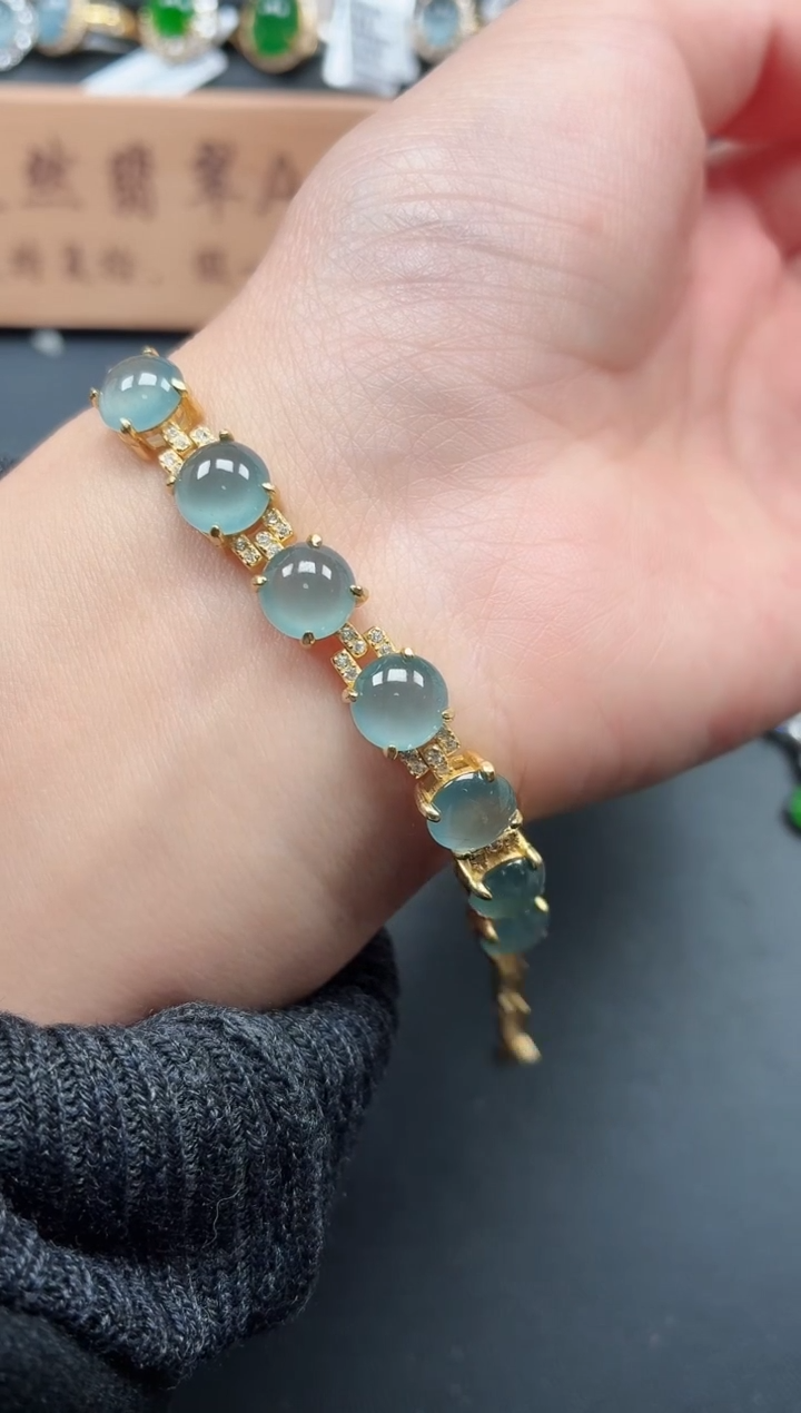 银S925镶嵌戒指翡翠1111111