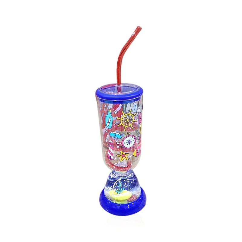 1091  可爱卡通儿童吸管杯