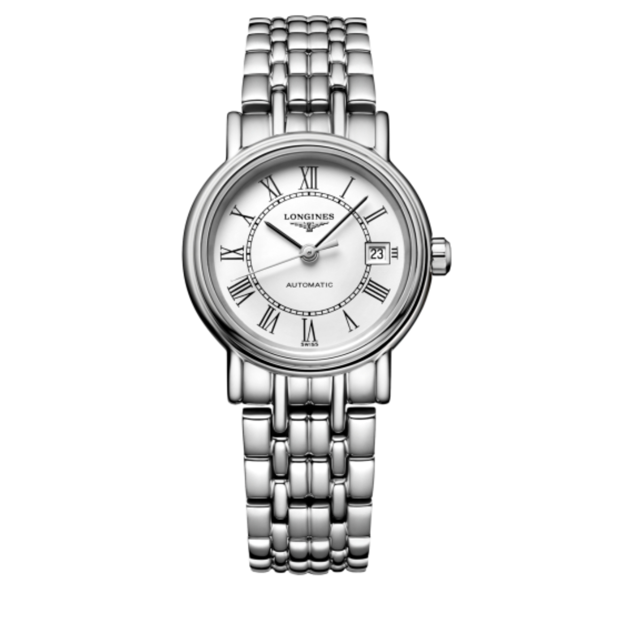 99新 Longines/浪琴 25.5mm/女表/L4.321.4.11.6/机械/百搭