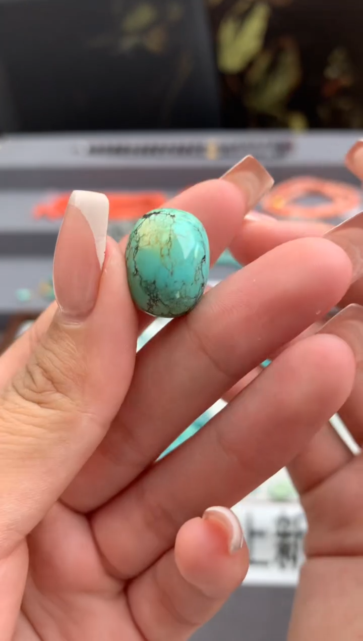 未镶嵌绿松石单珠顺.C58