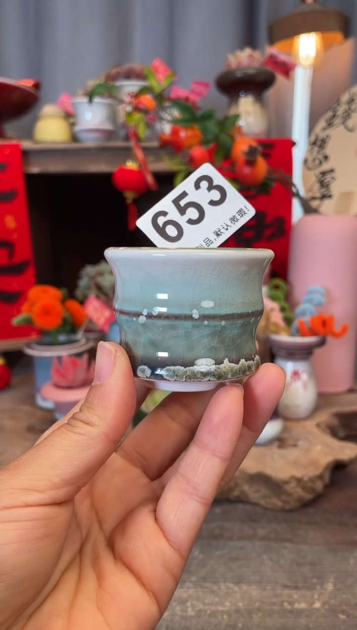 【闪购商品】摆件653知木小芳花盆