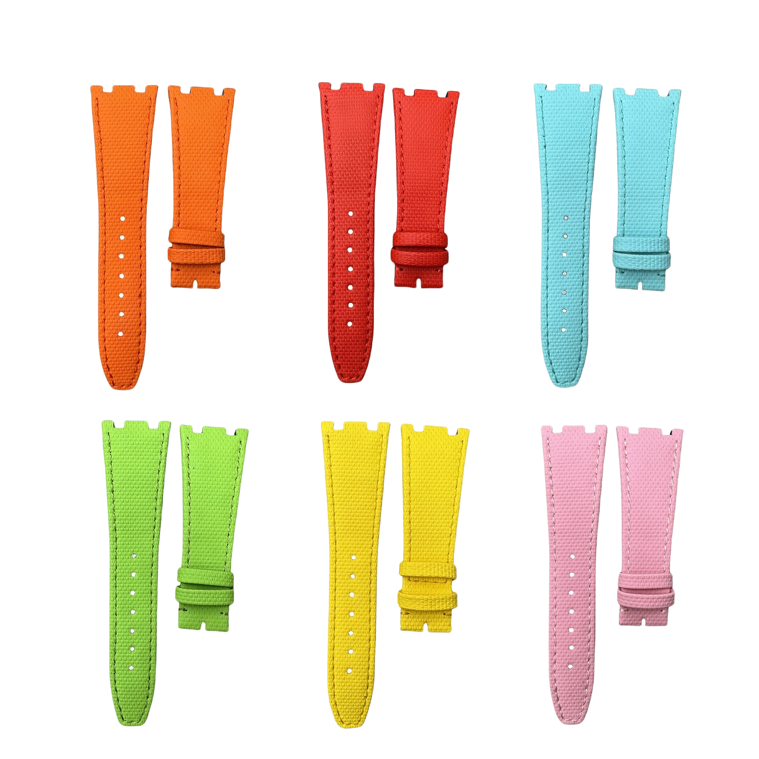 适配爱彼皇家橡树表带爱彼1540026331橡胶表带尼龙纹理