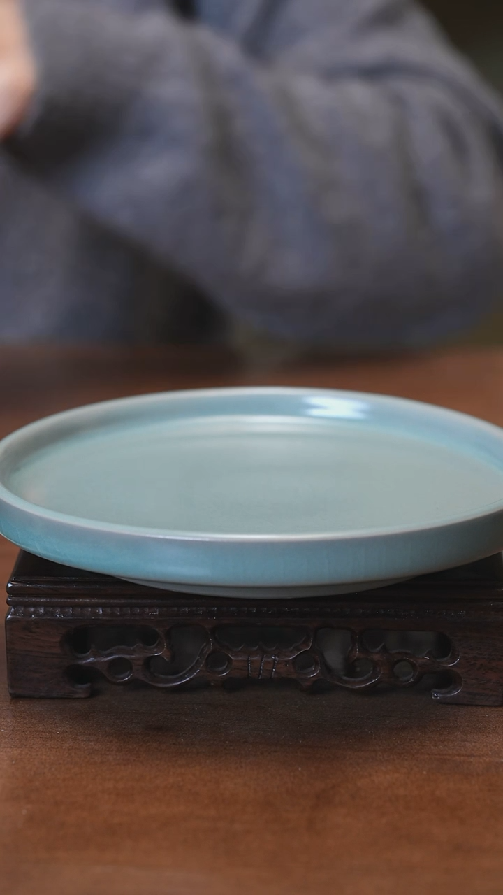 【闪购商品】Y宝丰宋官窑原产地汝瓷干泡台