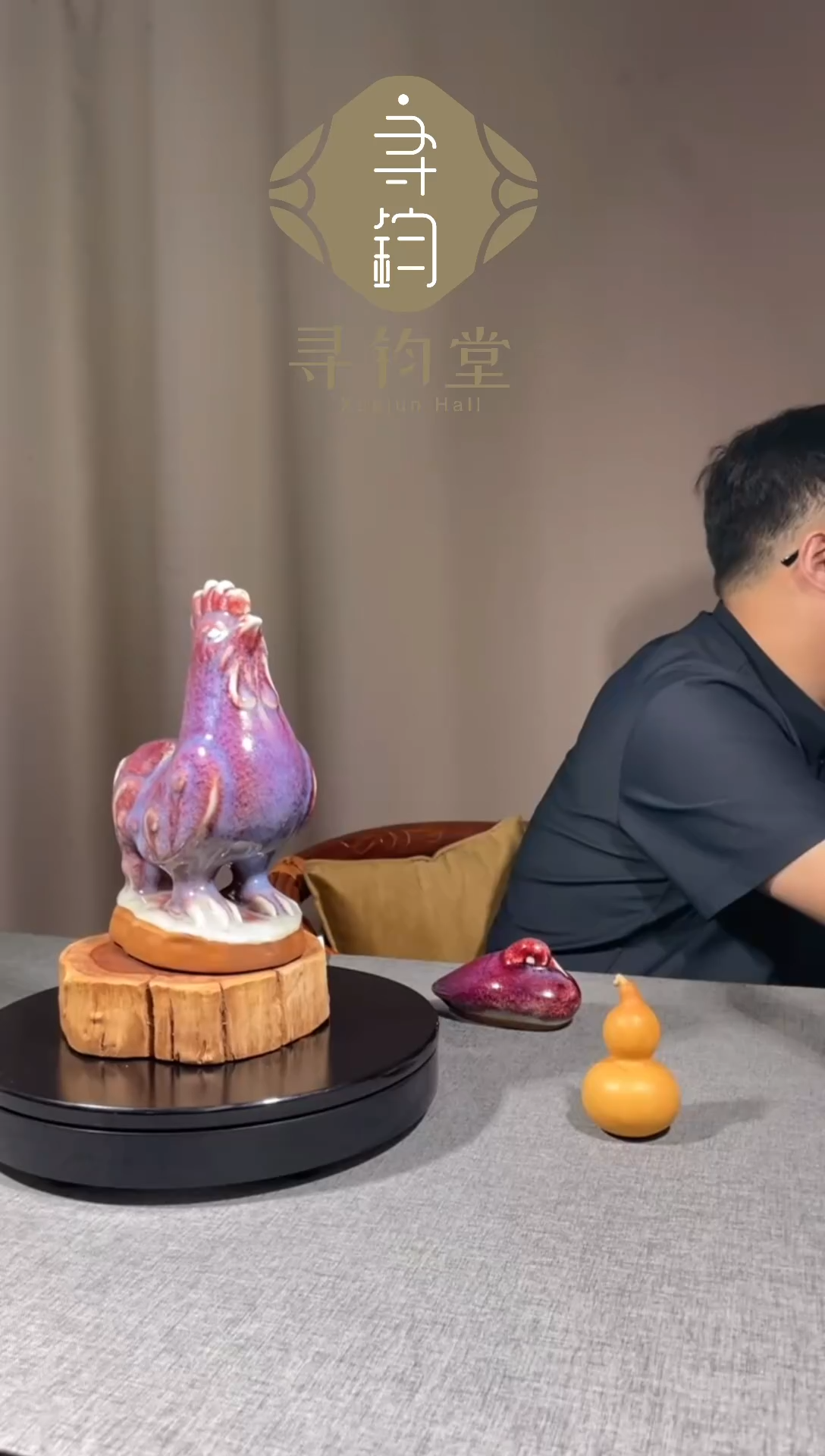摆件奇****生凤山钧窑 张建钊 公鸡