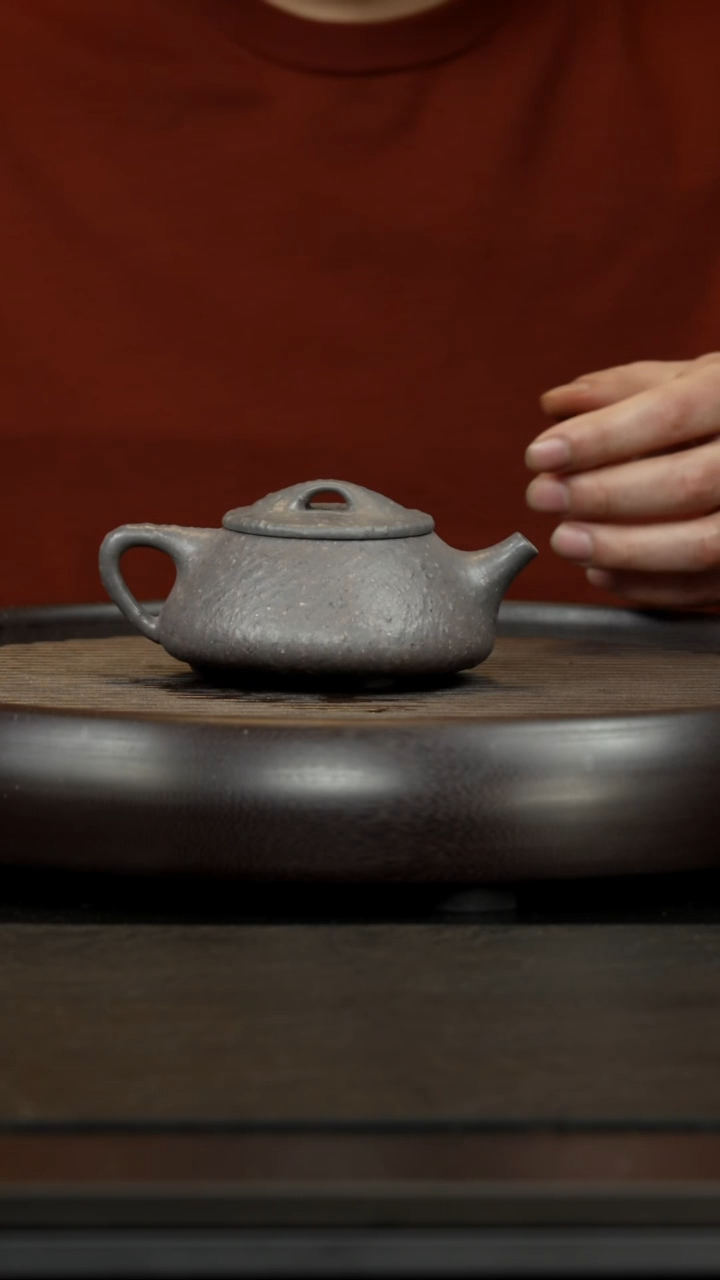 【闪购商品】紫砂茶杯孤品紫砂壶   粗砂满瓢