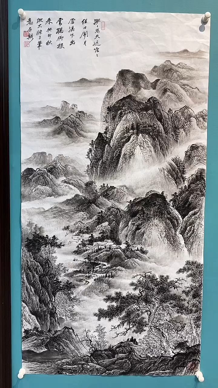 国画画都展厅明德老师国画作品28