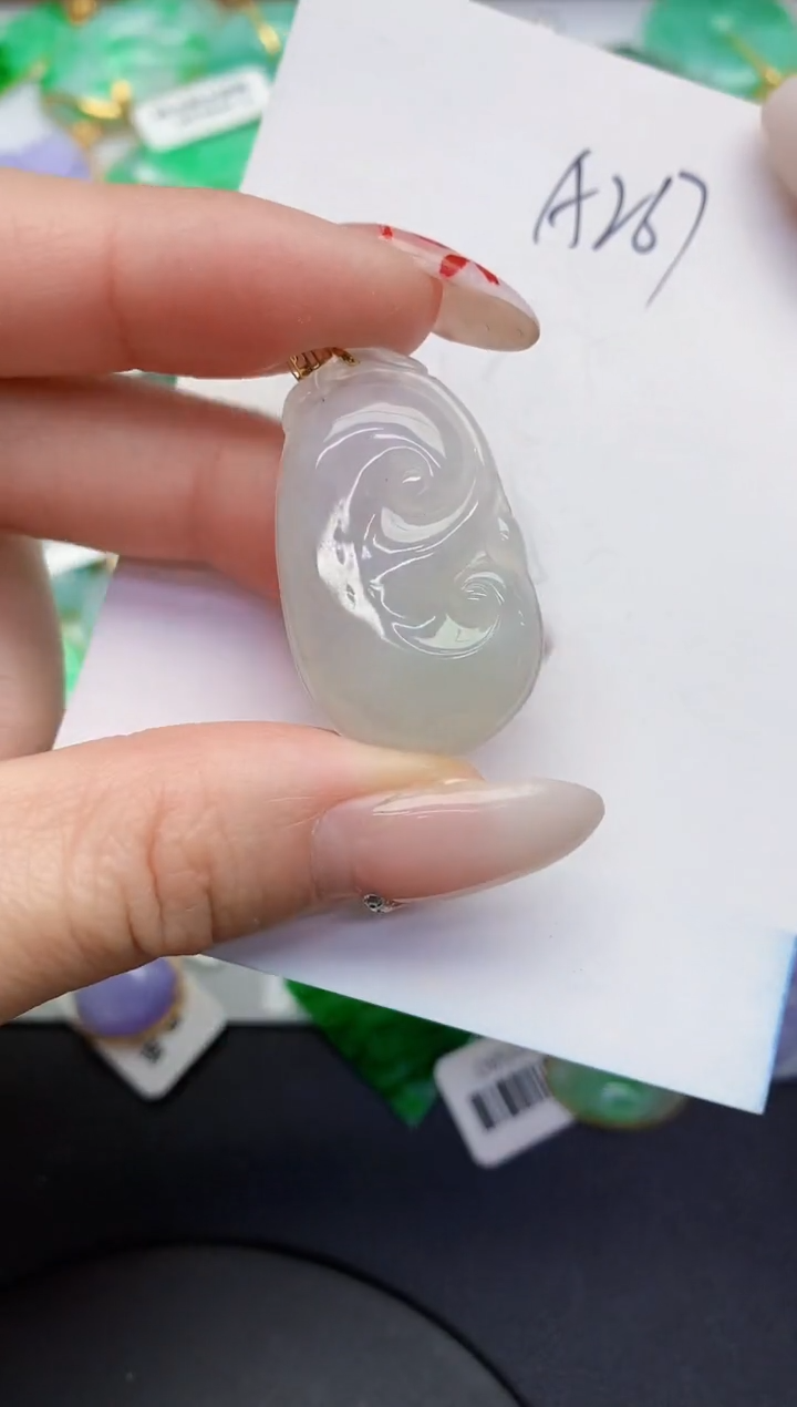 【闪购商品】翡翠颈饰18K金镶嵌0000000000