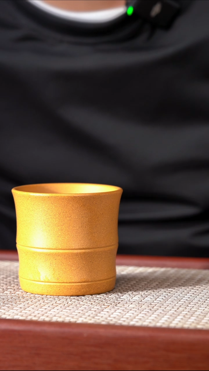 茶杯紫砂黄金段主人杯