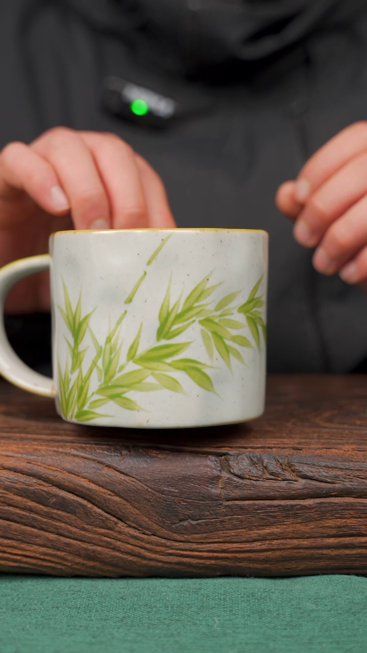 【闪购商品】瓷片61寻一缕瓷香杯釉下手工手绘瓷器