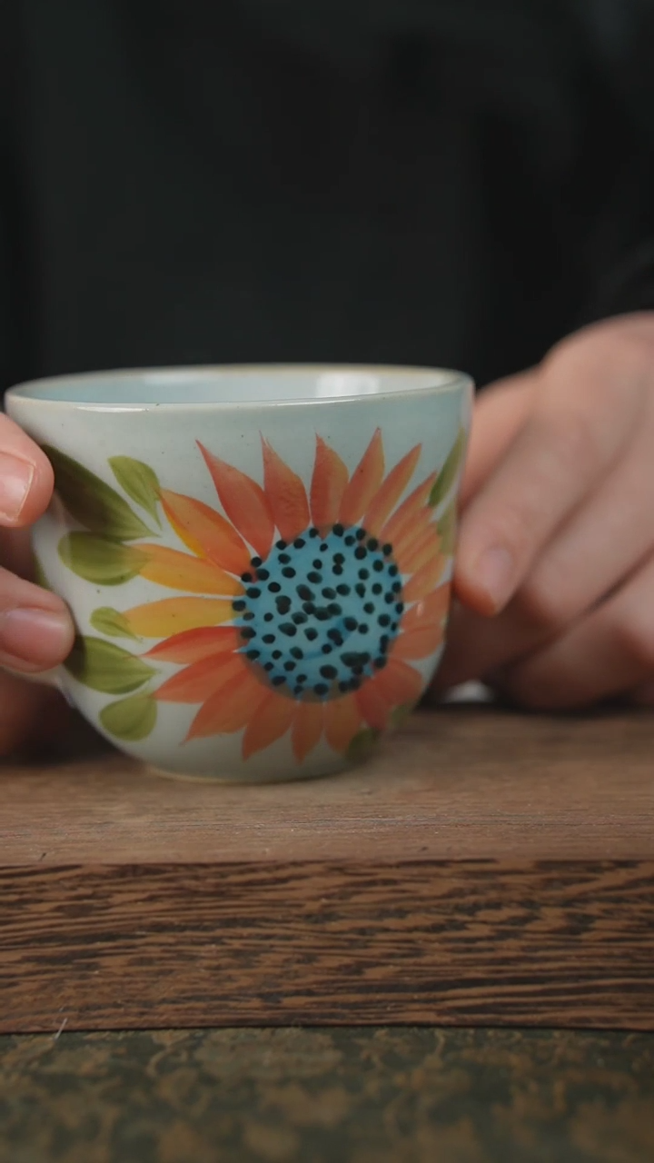 【闪购商品】杯子泥垚手作 景德镇手工手绘器物117