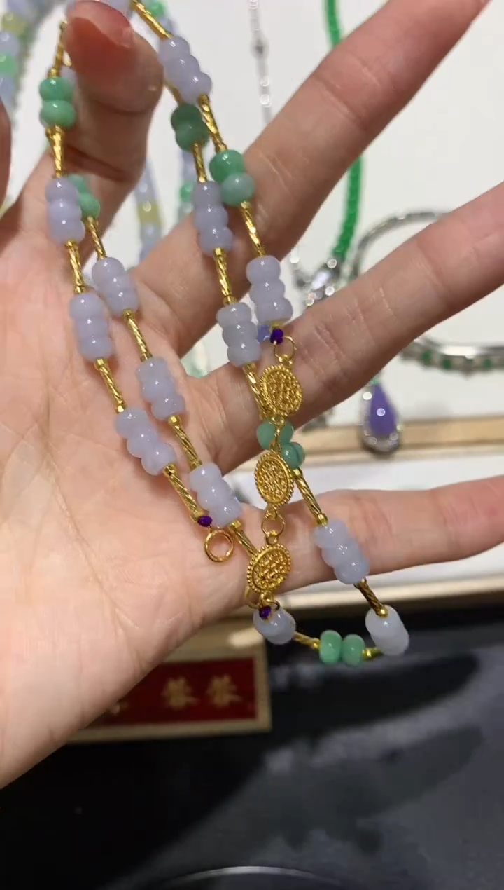 【闪购商品】翡翠项链银S925镶嵌1多人多样性随机发货1件