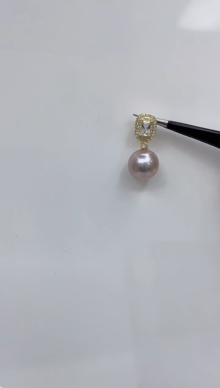 【闪购商品】淡水珍珠颈饰银S925镶嵌淡水珍珠吊坠