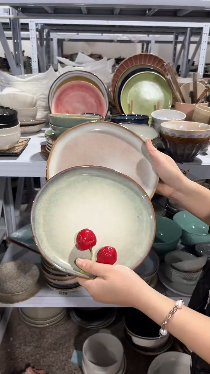 【闪购商品】瓷片外贸尾货瑕疵满20包邮X2 小盘组合