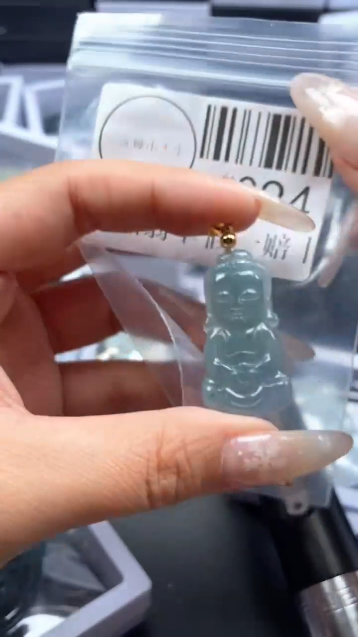 颈饰未镶嵌翡翠4094