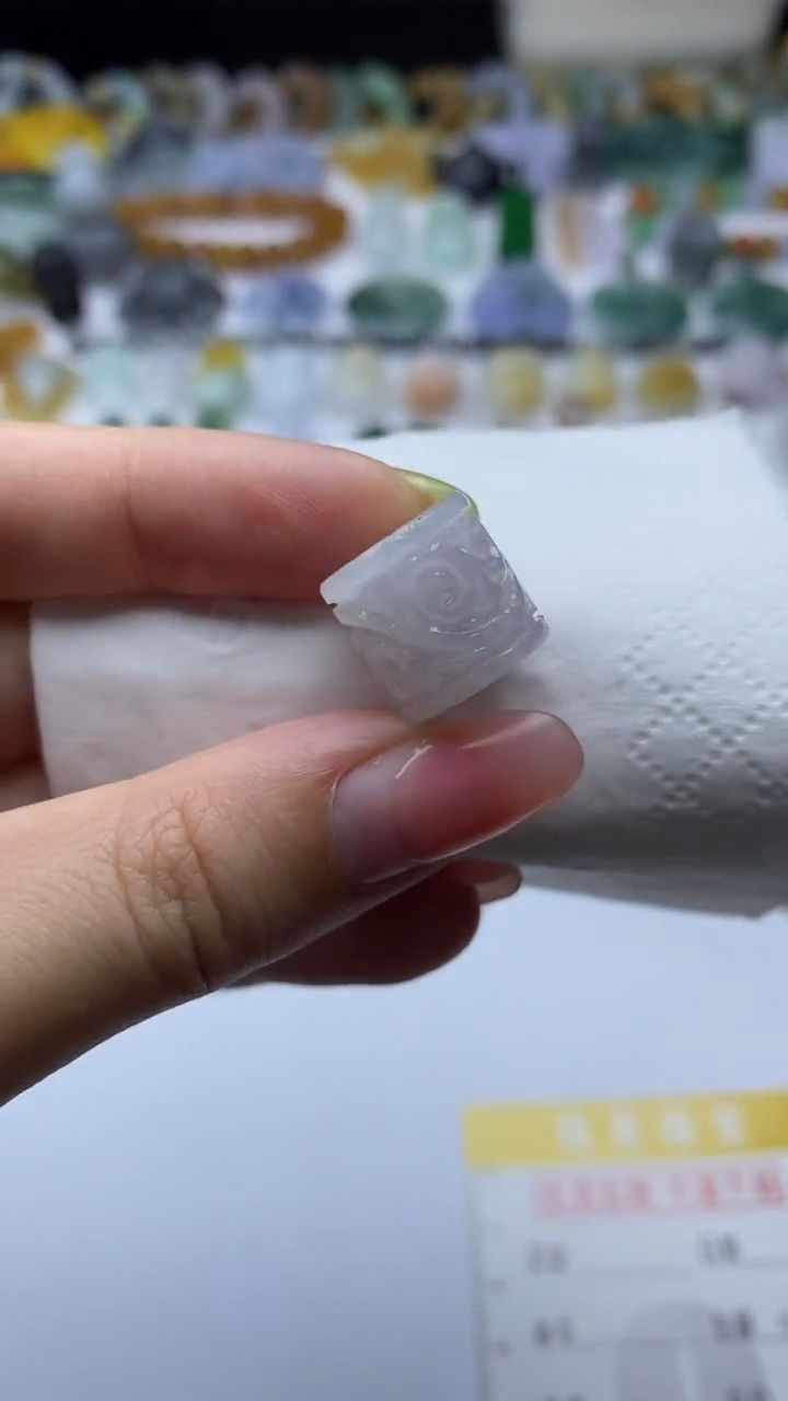 定制翡翠未镶嵌毛货定制不退不换