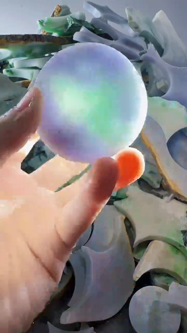 裸石翡翠缅甸翡翠A货文3419