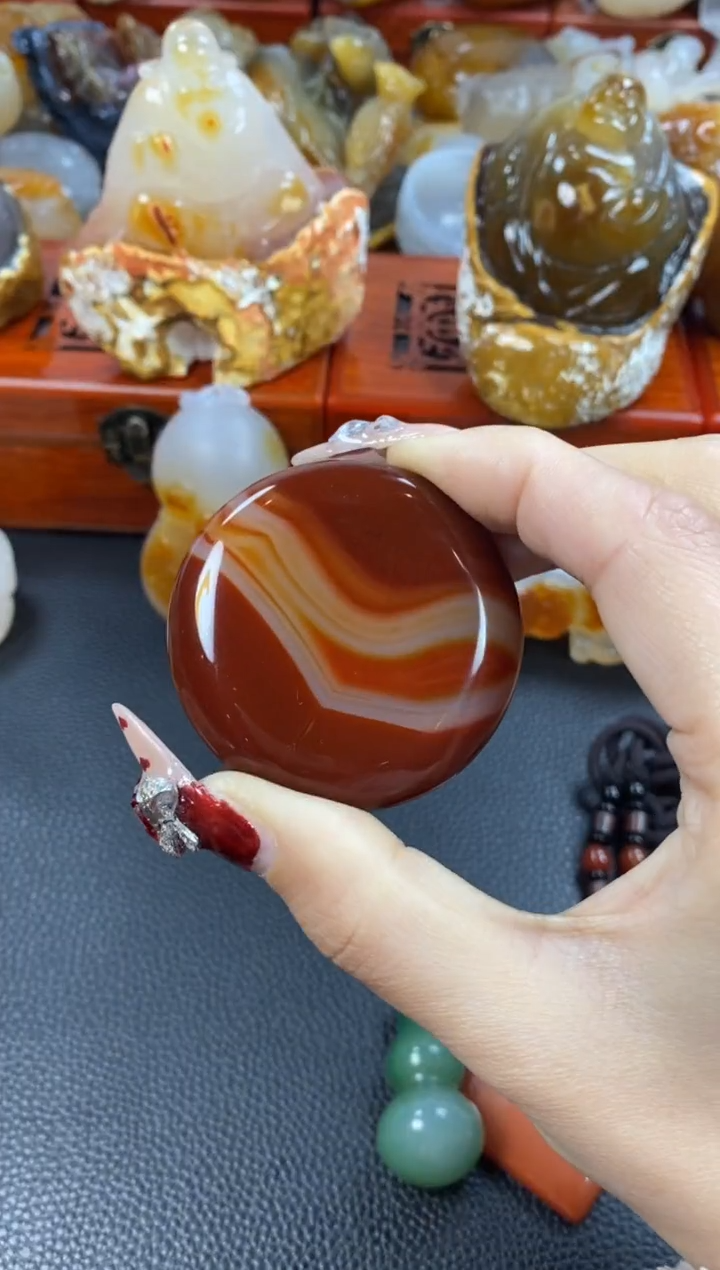 【闪购商品】玛瑙/玉髓挂件未镶嵌1