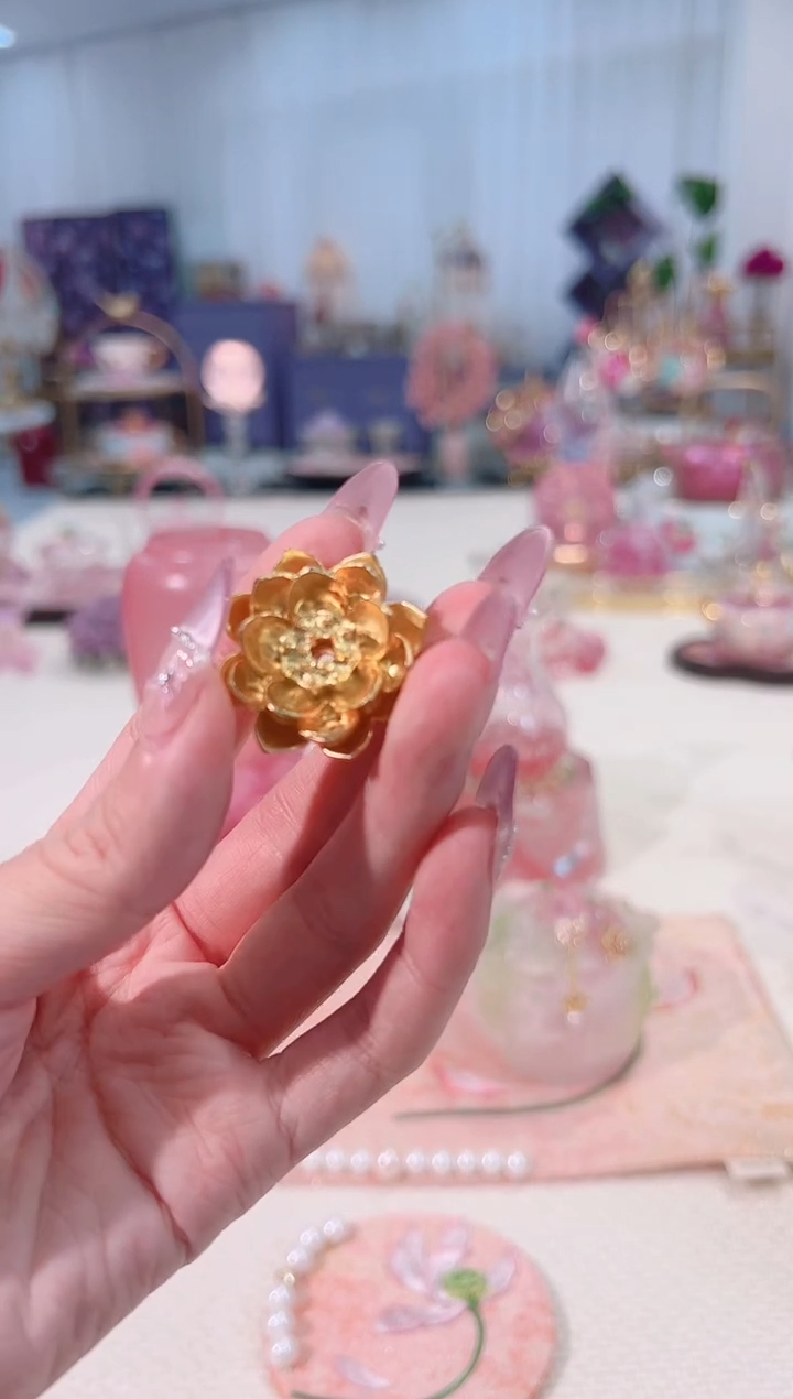 黄铜 莲花香插底座-看图 