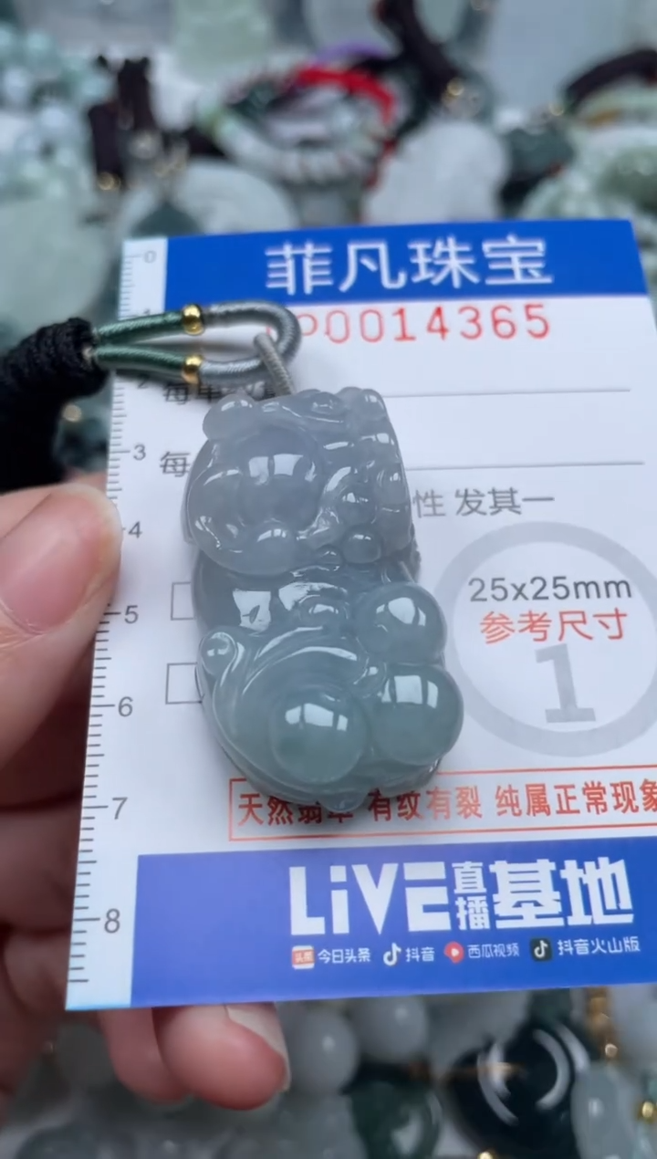 颈饰未镶嵌翡翠14365