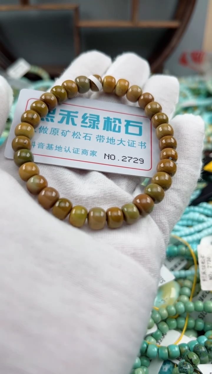 未镶嵌绿松石松石2729