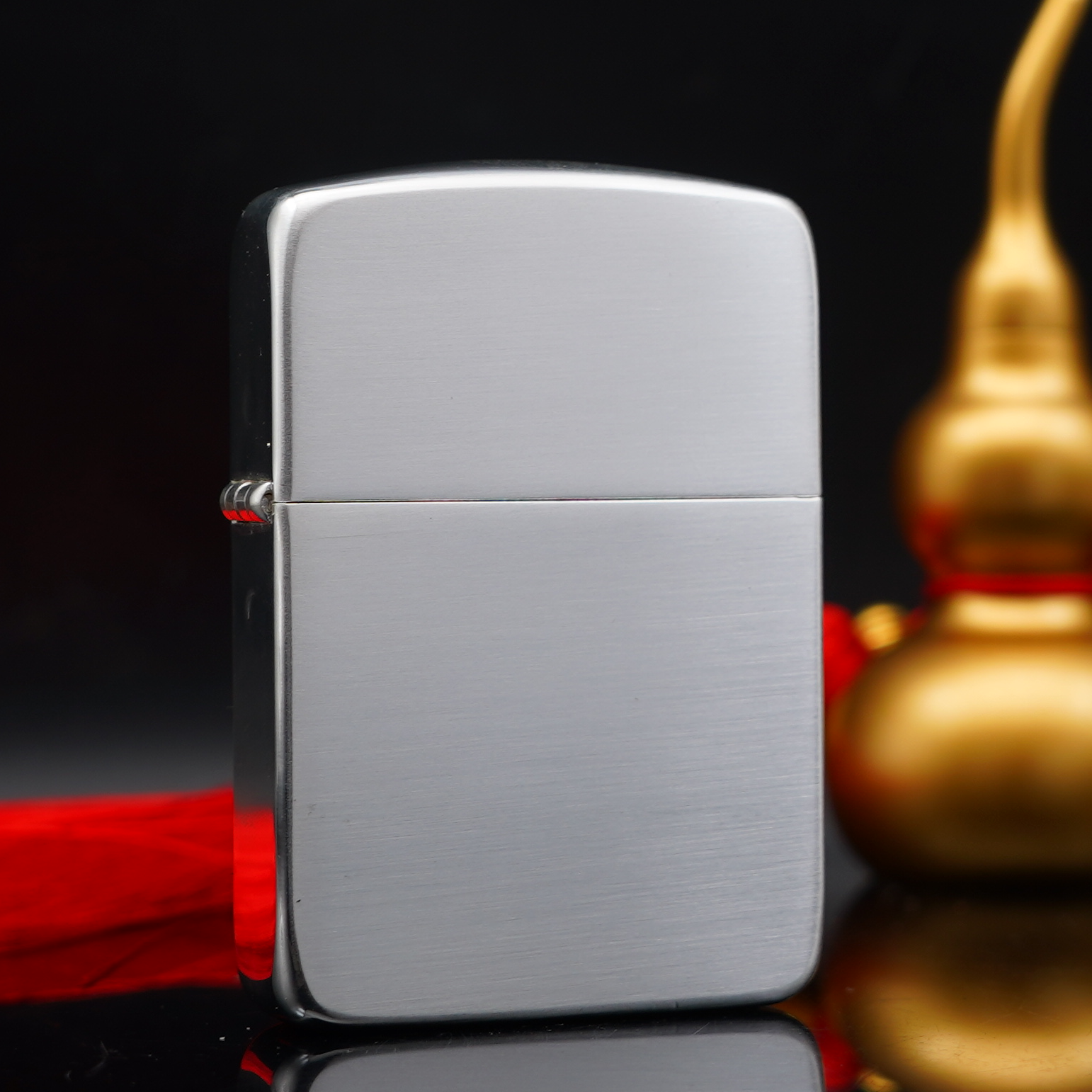 ZIPPO/之宝打火机XF 1941镀亮银拉丝光板（流银泻月） DY9913DK