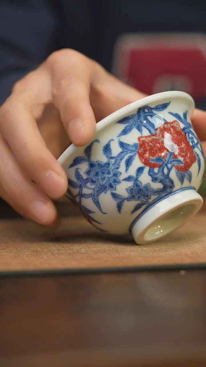 【闪购商品】杯柴窑青花破价福利