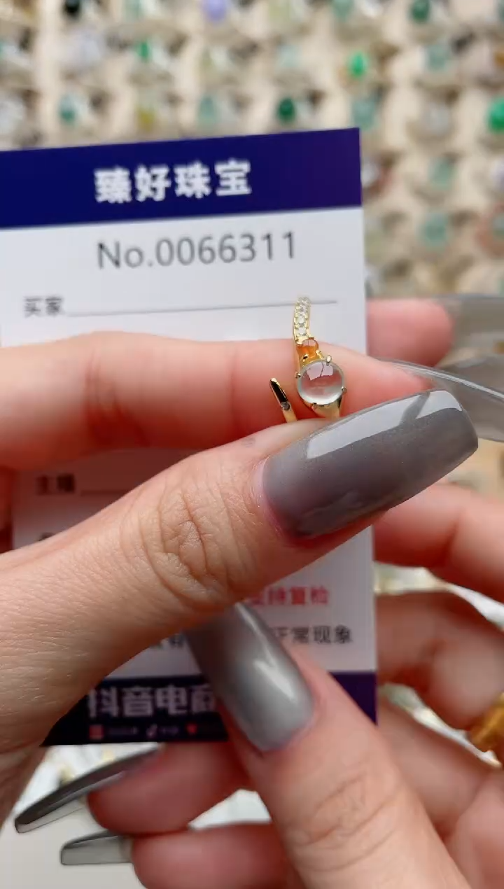 【闪购商品】翡翠戒指银S925镶嵌..........
