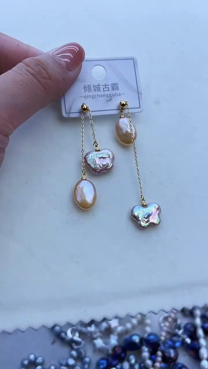 【闪购商品】淡水珍珠耳饰未镶嵌599