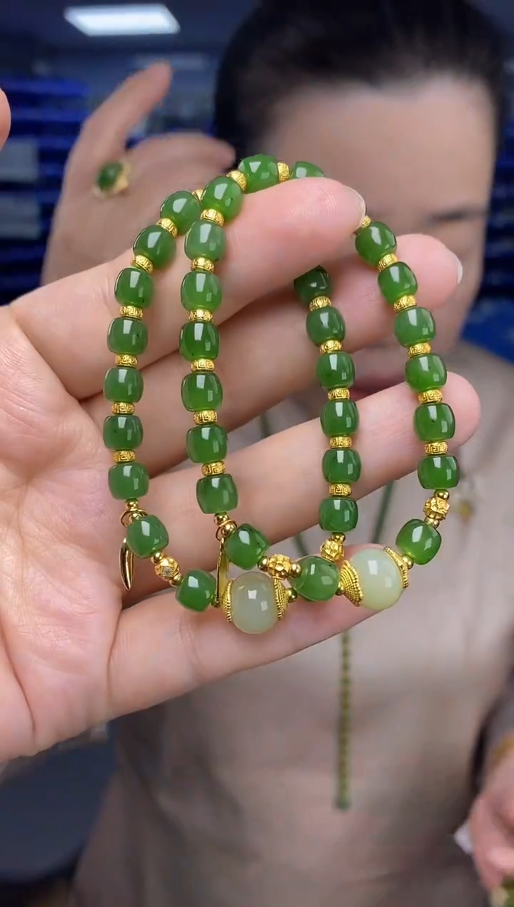 未镶嵌手链和田玉多样性发货发其一 