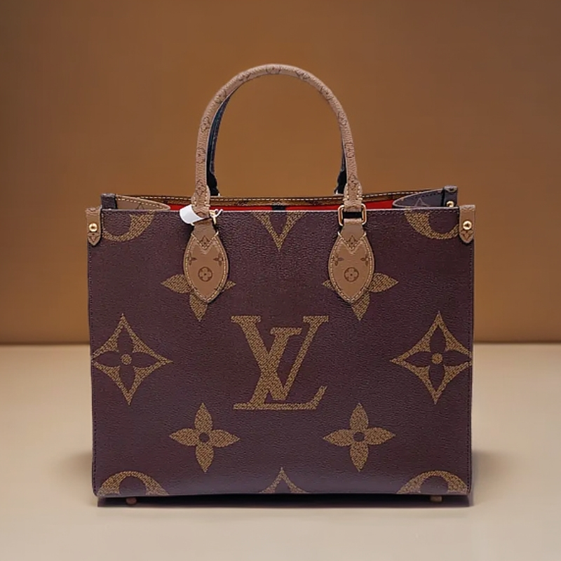 99新 LouisVuitton/路易威登 onthego中号托特/全原芯片款/x
