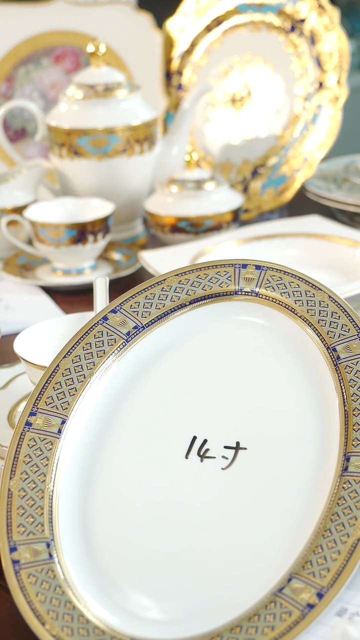 【闪购商品】瓷片14英寸鱼盘 福利价