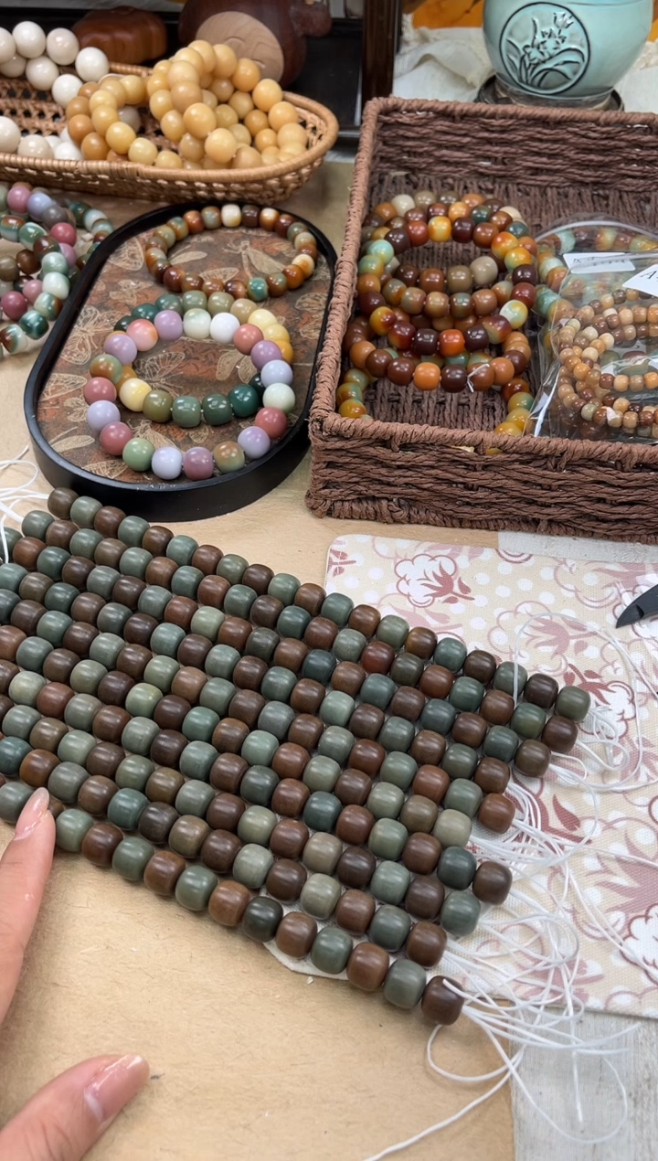 手串菩提根/象牙果a443 卡13.5 干磨猪油膏瑕疵