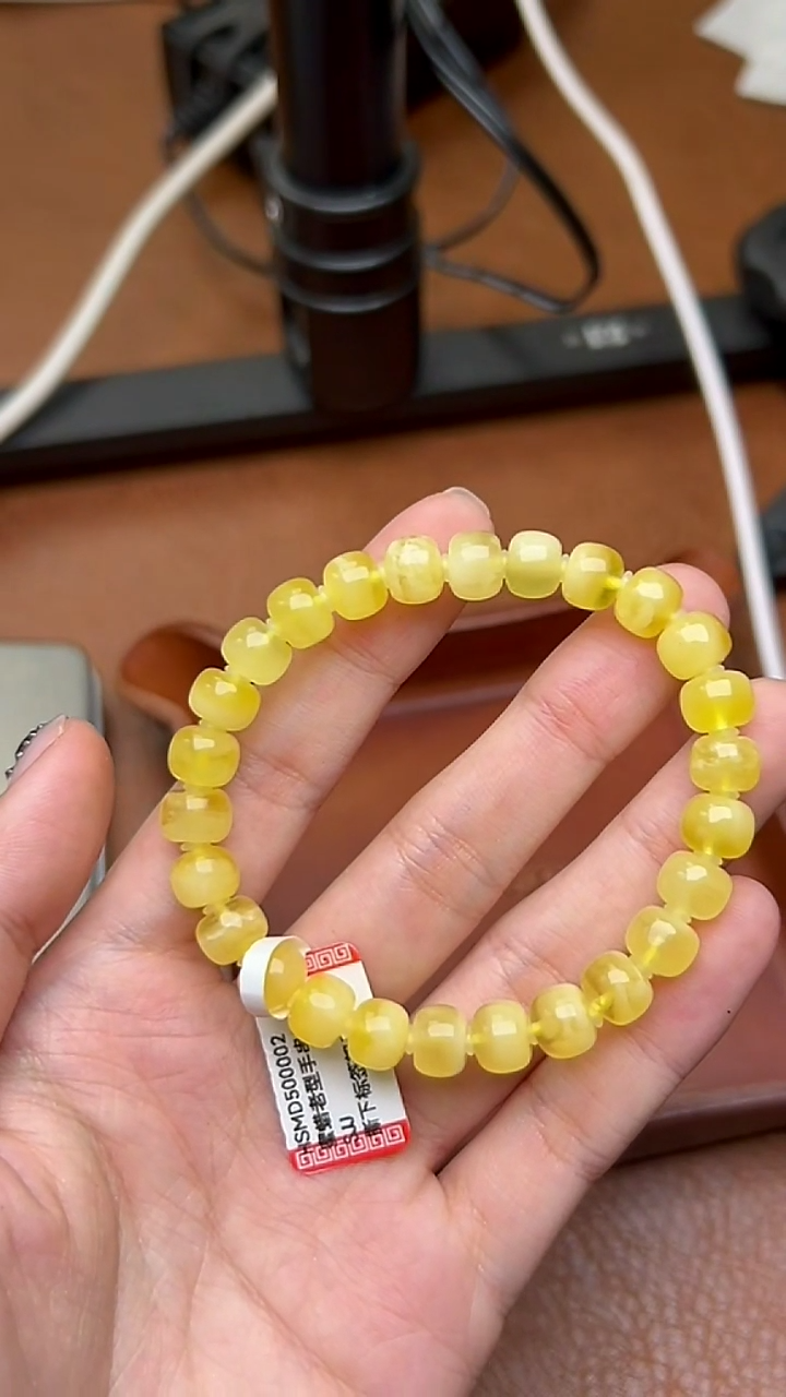 【闪购商品】蜜蜡手串未镶嵌HSMD500002