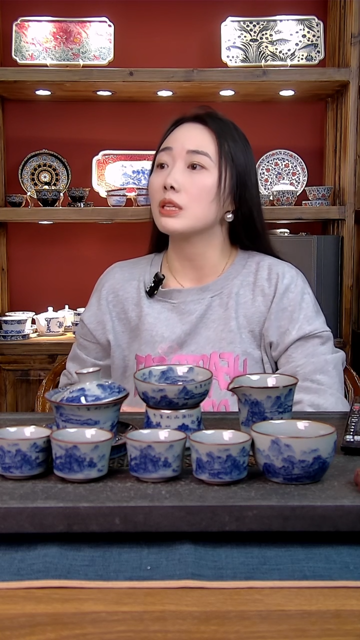 简装家用款8件套 老陶泥开片纹陶瓷茶具