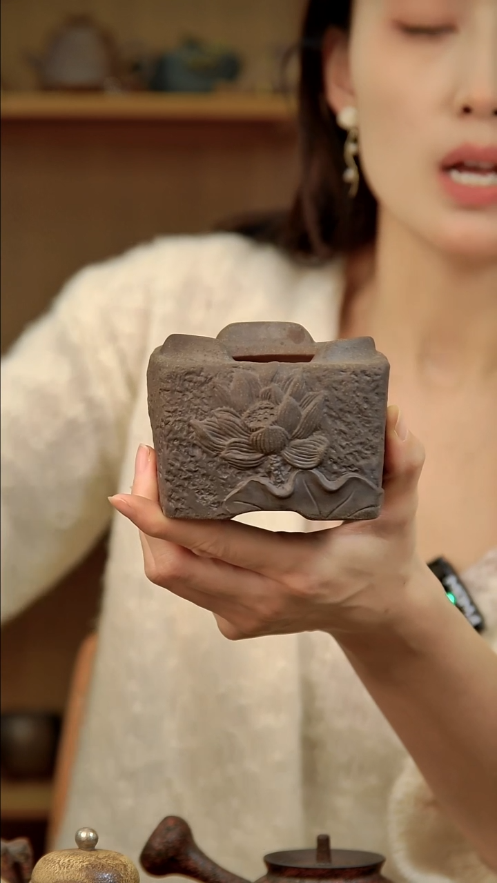 言野手作 岩矿温茶炉